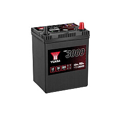 Acumulator Pornire Battery YUASA 12V 30Ah/300A YBX3000 SMF R+ thin terminal japanese vehicles 167x129x223 B00 starting YUASA YBX3009