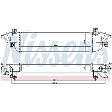 Admisie racitor de aer Supply air cooler FIAT FULLBACK MITSUBISHI L200 / TRITON PAJERO SPORT III 2.2D/2.4D 11.14- NISSENS NIS 961010