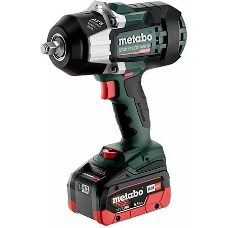 "Pistol de impact Air impact wrench power supply: battery-powered SSW 18 LTX 1450 BL external square 1/2"" maximum torque: 1900Nm 18V 2 packaging: suitcase battery included charger included" METABO 602401660
