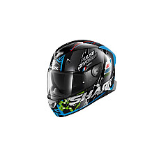 Cati integrale Casca casca cu fata intreaga SHARK SKWAL 2.2 NOXXYS culoare albastru/negru/verde/violet marime XS unisex SHARK HE4954E-KBG-XS
