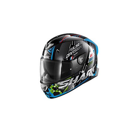 Cati integrale Casca casca cu fata intreaga SHARK SKWAL 2.2 NOXXYS culoare albastru/negru/verde/violet marime XS unisex SHARK HE4954E-KBG-XS