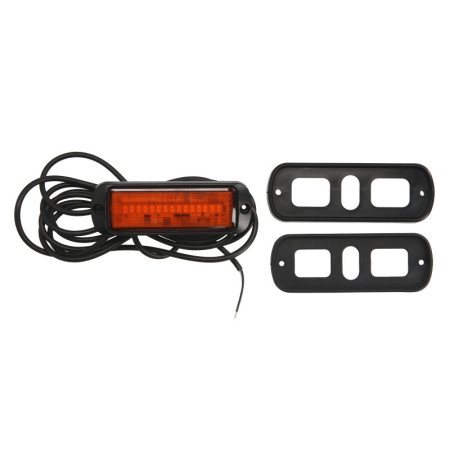 Girofar Rotating beacon orange 12/24V LED 21W rigid fitting 2-point assembly no of programs: 1 no synchronization wire 3m WAS 1469 ECO W218