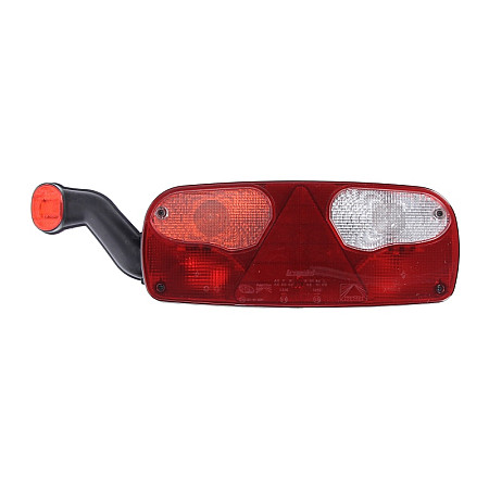 Stop spate Rear lamp L ECOPOINT I LED 24V with stop light parking light triangular reflector with extension arm lamp LED position lights ASPOCK A25-2211-001