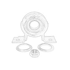 Suport, ax cardanic Suport intermediar cardan + rulment OE RENAULT 37 52 521 91R