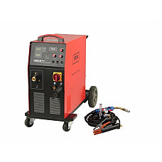 Sudor semi-automat MIG / MAG invertor sudor semi-automat mig / mag putere de sudura minima: 50A curent maxim de sudura: 330A putere nominala: 11kW alimentare electrica: 400V metoda de sudare: FLUX / MIG-MAG / MMA IDEAL V-MIG330MMA