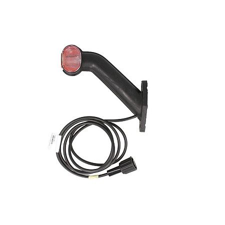 Lampa gabarit Outline marker lights R SUPERPOINT II Orange/Red/White T4W surface hose length 1650mm on long arm 24V with a plug with bulb ASPOCK A31-3407-084