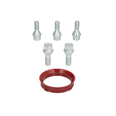 Trusa de montare a jantei de aliaj Fitting kit FZ83 66.45-57.1 B B42 60 cone M14x15 L33 1 kit / 1 wheel - 5 holes ITWHEELS ITW49115