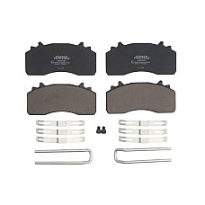 Set placute de frana numar WVA: 29315 29345 MERCEDES ACTROS MP4 / MP5 ANTOS AROCS OM470.903-OM936.916 07.11- ROULUNDS RL3002581PRO