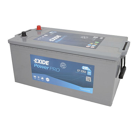 Acumulator Pornire Acumulator 12V 235Ah/1300A POWERPRO L+ Borna Standard 518x279x240 B0 Pornire EXIDE EF2353