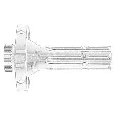 Capat arborelui APP Shaft end WOM/PTO 153mm FENDT 409 FARMER 410 FARMER 411 FARMER 411 VARIO 412 FARMER 412 VARIO 413 VARIO 414 VARIO 415 VARIO 509 C FAVORIT 509 CA FAVORIT 510 C FAVORIT 510 FAVORIT OE AGCO 0071034100000-AGCO