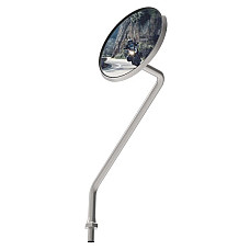 Sistem oglinzi Mirror left thread diameter: 10x125mm direction: right-sided colour: chrome road approval: yes fitting in handlebars OXFORD OX569
