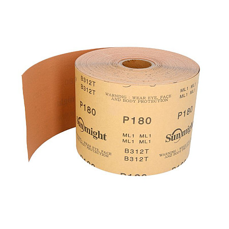 Abrazivi GOLD Hartie abraziva: rulou gradatie: P180 marime:115mm x 50m culoare: bej rola 1 buc SUNMIGHT SUN30310