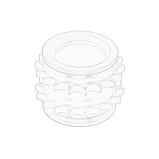 Roata dintata, antrenare lant distributie roata calendarul pe arbore string 2.02.52.32.83.0 3 E36 3E46 5 E34 E39 BMW 7E38 OE BMW 11 21 1 719 984