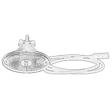 Lampa gabarit Clearance light L/R with wire KOGEL OE KOEGEL KOG6606446