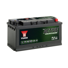 Acumulator Pornire Battery YUASA 12V 100Ah/900A Active Leisure &amp; Marine R+ standard 353x175x190 B13 deep cycle/dual purpose YUASA L36-100