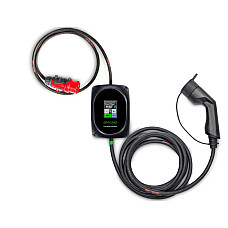 Dispozitiv de incarcare ca, vehicul electric AC charger EVSE mobile charger EMONE One phases quantity: 1 74kW colour: neagra cable type 2 EMONE One v2 / 72 kW ELECTROMOBILITY.ONE EMONE_AC_003