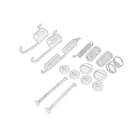 Set accesorii, sabot de frana Set de montaj pantofi de frana OEM 8124934Z