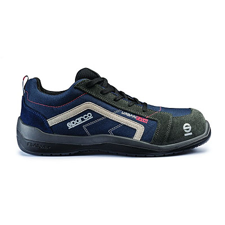 Protectia picioarelor SPARCO incaltaminte de protectie URBAN EVO marime: 43 categorie de protectie: S1P SRC material: nailon / piele intoarsa culoare: albastru navy/gri/negru botul: compozit SPARCO TEAMWORK 07518 BMGR/43