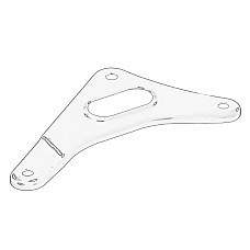 Suport, bucsa brat placa placuta IVECO DAILY S2000 suspendare a dreptului de OE IVECO 500304262