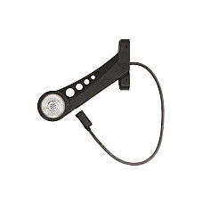 Lampa gabarit Outline marker lights L red/white LED 12/24V with clip for flat wire connector: CLICK-IN/JAEGER WAS 620BCLJ W77.3