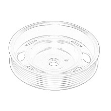 Fulie curea, arbore cotit Crankshaft pulley AUDI A2 SEAT ALTEA ALTEA XL AROSA CORDOBA CORDOBA VARIO IBIZA III IBIZA IV IBIZA IV SC IBIZA IV ST LEON TOLEDO II SKODA FABIA I FABIA II 1.4/1.4LPG/1.6 10.97- OE VW 036 105 255C