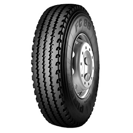 Anvelopa ax fata LKW 2391400 FG88 PIRELLI Anvelopa camion On/Off Directie 3PMSF M+S 156/150K etichete: Din data de 01.05.2021: eficienta combustibil - D aderenta pe teren umed - B clasa de masurare a zgomotului PIRELLI 13R22.5 CPI FG88MS