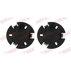 Folie antizgomot, placute de frana (suport) Kit montare placute frana Fata MERCEDES E T-MODEL S211 E VF211 E W211 1.8-4.0D 03.02-07.09 QUICK BRAKE QBW1244