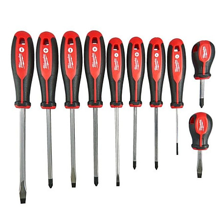 Set scule Set de surubelnite 10buc MILWAUKEE 4932471808