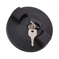 Buson rezervor camion din plastic negru cu cheie Kamar -  80mm