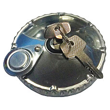 Buson rezervor camion din metal cromat cu cheie Kamar -  80mm