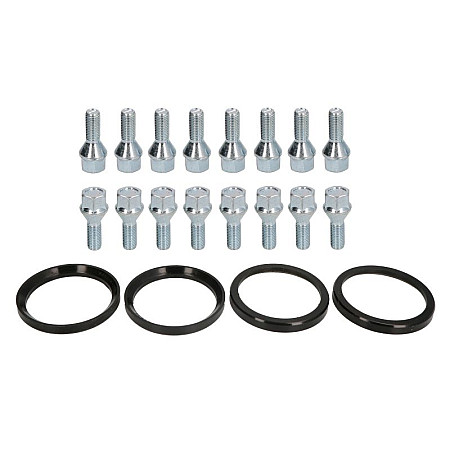 Trusa de montare a jantei de aliaj Fitting kit H 72x601 B M12x15x27 K19 1 kit / 4 wheels - B/N qty 16 MAK MAK 8000000601