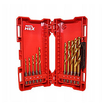 Burghiu Drill bit kit HSS-Tin 10 pcs drill bit diameter: 3 35 4 45 5 6 7 8 9 10mm intended use material: Non-ferrous metals / steel MILWAUKEE 48894759