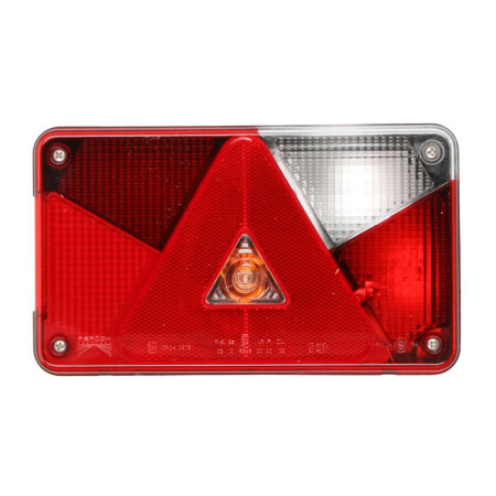 Stop spate Rear lamp R MULTIPOINT V 12V with indicator with stop light parking light with plate lighting triangular reflector ASPOCK A24-8700-000