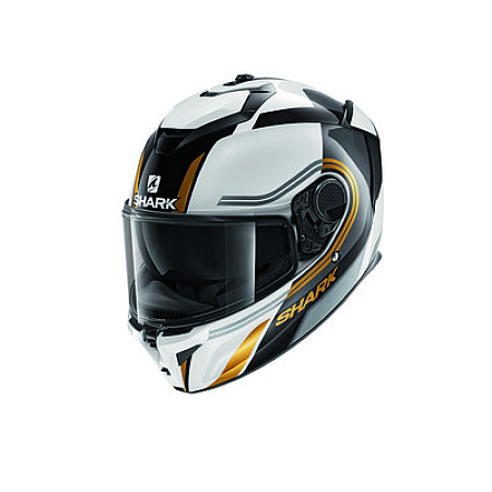 Cati integrale Casca casca cu fata intreaga SHARK SPARTAN GT TRACKER culoare alb/galben/negru marime L unisex SHARK HE7055E-WKQ-L