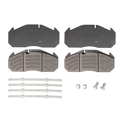 Set placute de frana Fata MERITOR D3 D-ELSA 1 MAN E2000 LIONS STAR TGA MERCEDES O 340 O 404 TOURISMO O 350 RVI MAGNUM PREMIUM D0836LF41-OM457.944 09.90- DANBLOCK DB 2903082