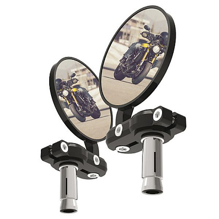 Sistem oglinzi Mirror set thread diameter: 10x125mm direction: right-sided colour: neagra fitting in handlebars 222mm OXFORD OX577