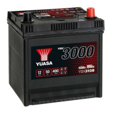 Acumulator Pornire Battery YUASA 12V 50Ah/400A YBX3000 SMF R+ standard 202x173x225 B00 starting YUASA YBX3108