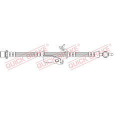 Furtun frana Furtun/conducta de frana flexibil Fata Stanga lungime 675mm M10x1/M10x1  TOYOTA AVENSIS 1.6-2.2D 11.08-10.18 QUICK BRAKE QB50.730