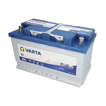 Acumulator Pornire Acumulator VARTA 12V 80Ah/800A START&amp;STOP EFB R+ borna standard 315x175x190 B13 - flansa de montare 10.5 mm efb/pornire VARTA VA580500080