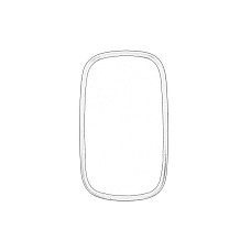 Oglinda exterioara Side mirror width: 330mm height: 195mm MASSEY FERGUSON OE AGCO V33608300-MF