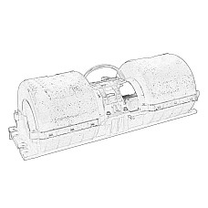 Ventilator, habitaclu Air blower  MASSEY FERGUSON 8650 8660 8680 8690 8727 8730 8732 8735 8737 8740 OE AGCO ACW1027750-MF