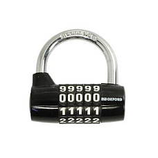 Anti-furt 5 cifre colour neagra 65mm x 35mm mandrel 7mm OXFORD LK102