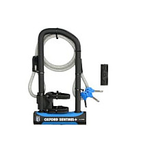 Anti-furt disc frana Sentinel Pro colour neagra 320mm x 177mm mandrel 14mm OXFORD LK326