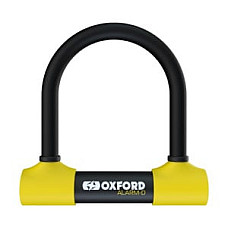 Anti-furt disc frana with alarm Alarm-D colour neagra/yellow 208mm x 198mm mandrel 16mm OXFORD LK220