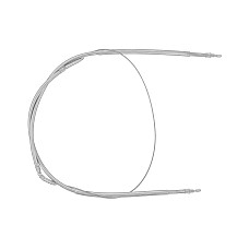 Cablu, frana de parcare Cablu frana de mana din spate tambur frana DUCATO 02 - FIAT OE FIAT 1337440080