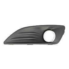 Grila ventilatie, bara protectie Acoperire bara fata Fata Stanga cu gauri pentru lampa de ceata crom TUV FORD FIESTA VI 10.10- 01.13- BLIC 6509-01-2565915Q