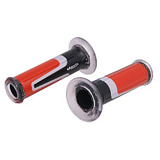 Miner Grips ghidon diametru 22 24mm lungime 120mm Culoare drum negru gri rosu Harri's buc ARIETE 01687 F AR