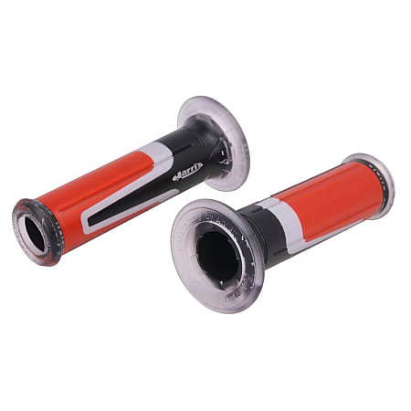 Miner Grips ghidon diametru 22 24mm lungime 120mm Culoare drum negru gri rosu Harri's buc ARIETE 01687 F AR