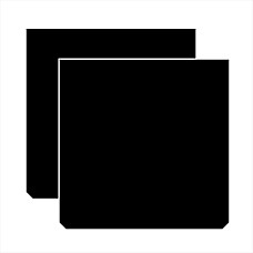Set 2 buc. Aparatori Noroi din cauciuc (40 x 40cm)