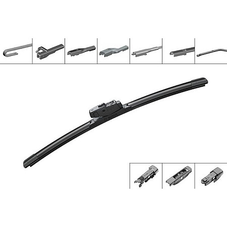 Lamela stergator Wiper blade Flat front 1pcs AE 400 Aero Eco Neo 400mm DS DS 3 DS 7 MERCEDES G W461 G W463 ALFA ROMEO 147 GT AUDI A1 BMW 3 E92 3 E93 X1 F48 CADILLAC SRX CHERY A1 10.80- BOSCH 3 397 015 576